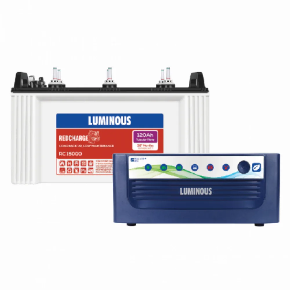 Luminous Combo (Eco volt Neo 850 sinewave Inverter + Luminous RC15000 120ah)